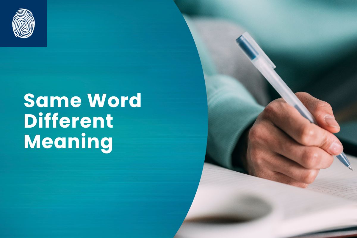 Same Word Different Meaning